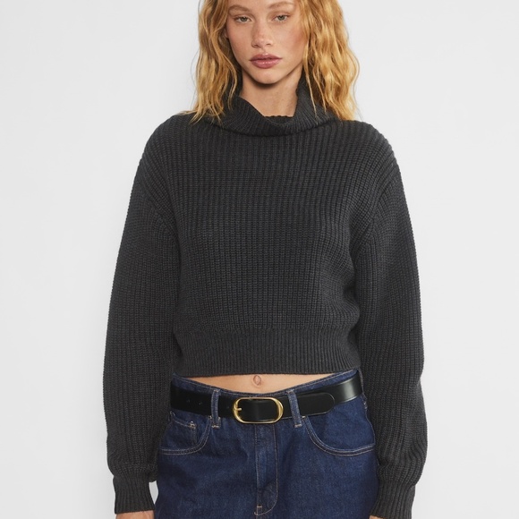 Montpellier Merino Wool Waist Turtleneck - Picture 4 of 7
